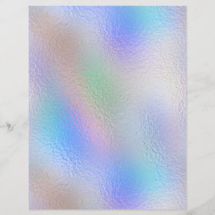 Papel Scrapbook Faux Faux Iridescente 48