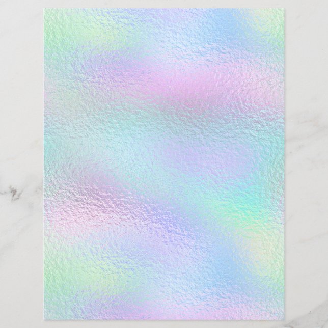 Papel Scrapbook Faux Faux Iridescente 49 (Frente)