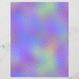 Papel Scrapbook Faux Faux Iridescente 79