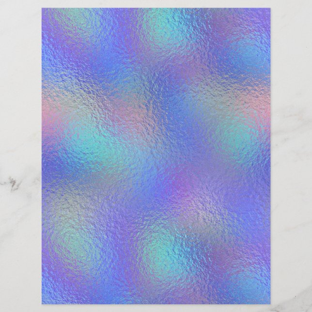 Papel Scrapbook Faux Faux Iridescente 87 (Frente)