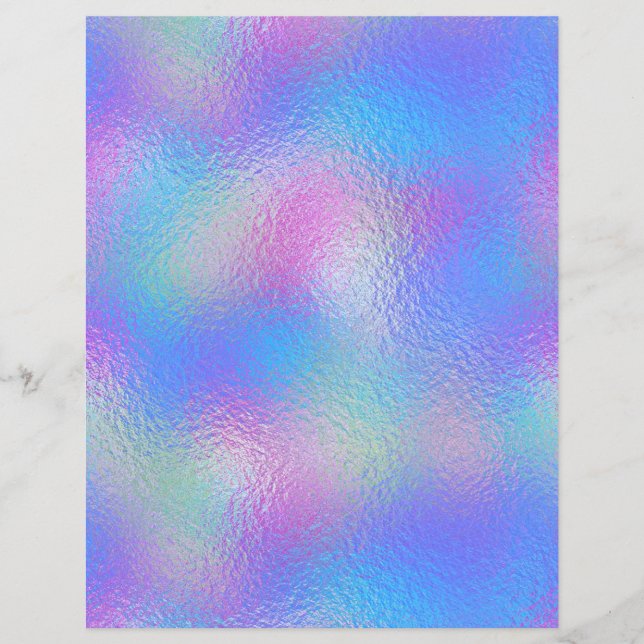 Papel Scrapbook Faux Faux Iridescente 92 (Frente)