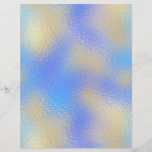 Papel Scrapbook Faux Faux Iridescente 94