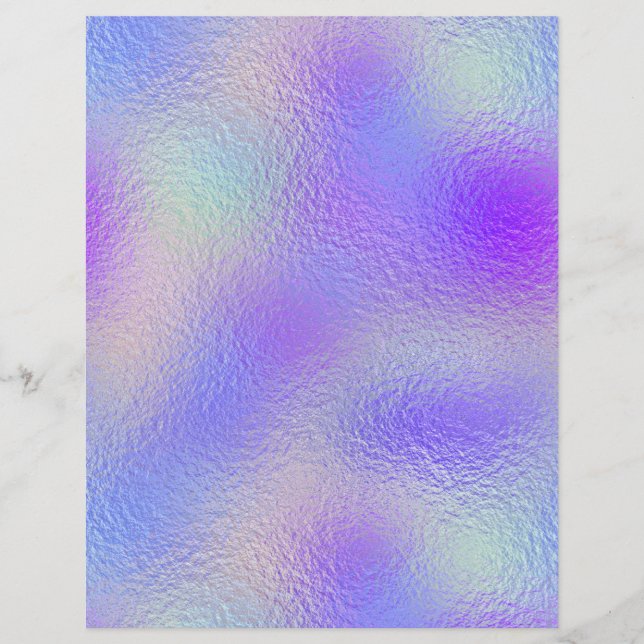 Papel Scrapbook Faux Faux Iridescente 97 (Frente)