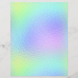 Papel Scrapbook Faux Faux Iridescente No. 10