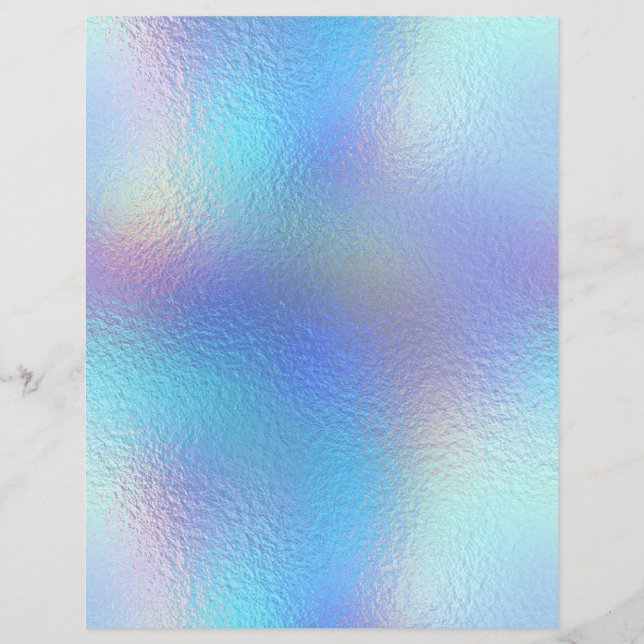 Papel Scrapbook Faux Faux Iridescente No. 37 (Frente)