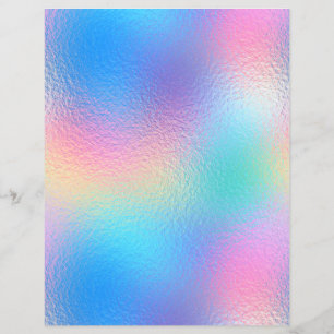 Papel Scrapbook Faux Faux Iridescente No. 38