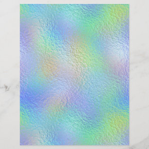 Papel Scrapbook Faux Faux Iridescente No. 75