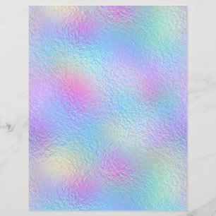 Papel Scrapbook Faux Faux Iridescente No. 76