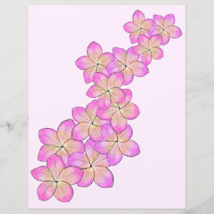 Papel Scrapbook Frangipani