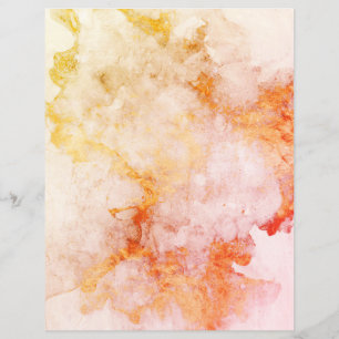 Papel Scrapbook Granito De Cobre-Fogo rosa Dourado