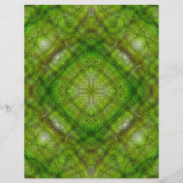 Papel Scrapbook Jardins Serenos Verdes Página 2 La