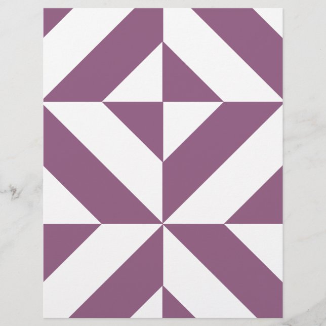 Papel Scrapbook legal Deco Geométrico (Frente)