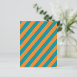 Papel Scrapbook Listras Diagonais Verde Azul e Lar