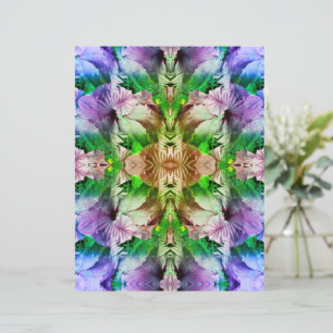 Papel Scrapbook para Abstrato de Flor Hibiscus