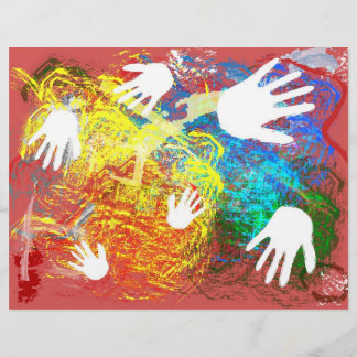 Papel Scrapbook para pintura de dedo