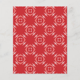 Papel Scrapbook Red Abstrato Pattern 28.0