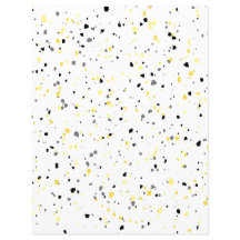 Papel Scrapbook Tiny Terrazzo, Cinza Amarelo Moder
