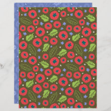 Papel Scrapbook Tomato