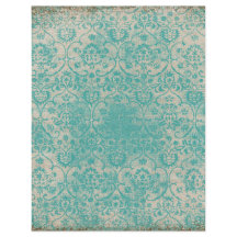 Papel Scrapbook Turquesa