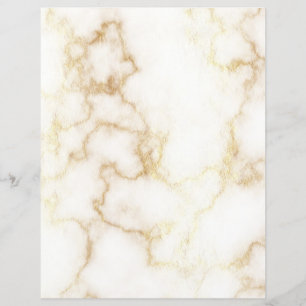 Papel Scribook Dourado de Vaca Prateada Marble 2