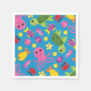 Papel Sob os guardanapo da festa de aniversário dos