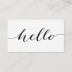 Papel superior Ultra-Grosso, olá! cartões de