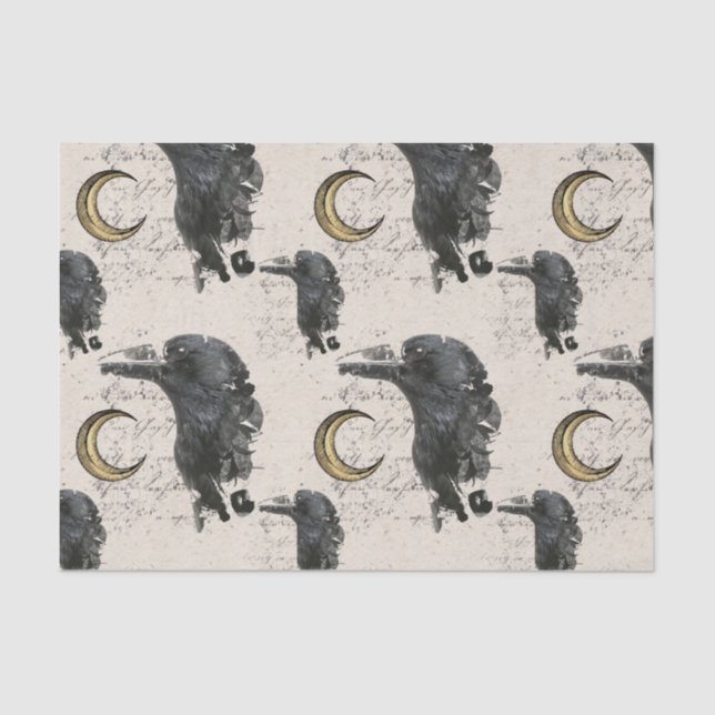 Papel Tecido Alquimia Raven (Frente )