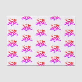 Papel Tecido Arco-Íris JAPONÊS Dragão