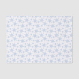 Papel Tecido Azul Flocos de Neve