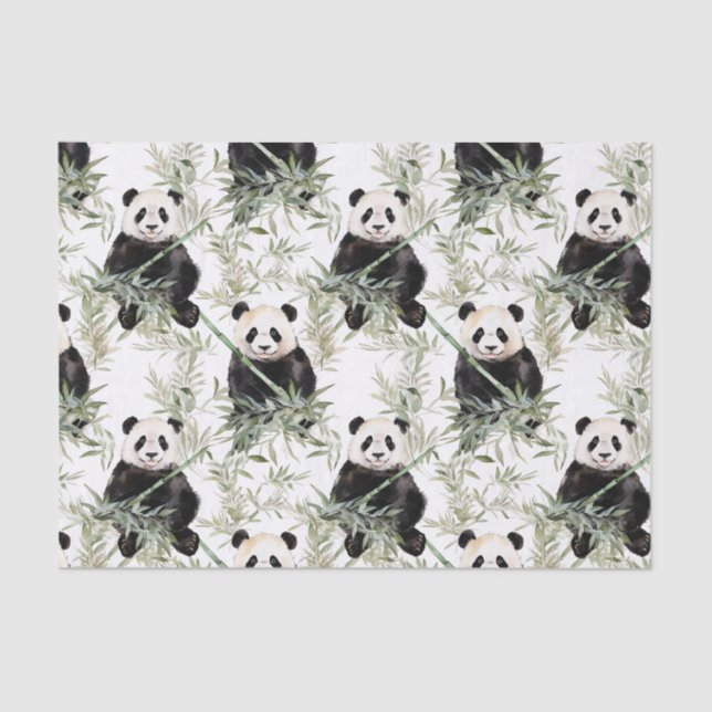 Papel Tecido Bamboo Panda (Frente )