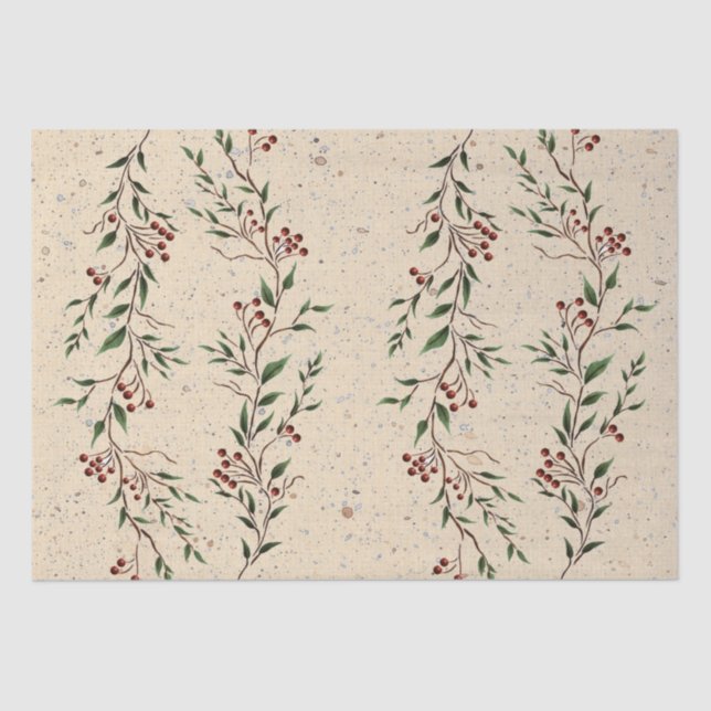 Papel Tecido Berry Branch (Frente )