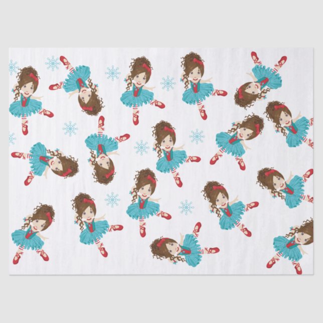 Papel Tecido Brunette Ballerina (Frente )