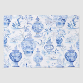 Papel Tecido Chinoiserie Azul