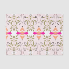 Papel Tecido de Beleza Botânica Elegante