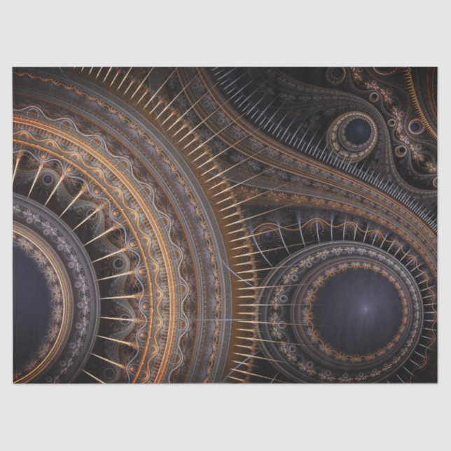 Papel Tecido de Decoupage Abstrato 18 para engrena (Frente )