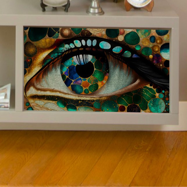 Papel Tecido de Decoupage de Olhos Mosaicos (Criador carregado)