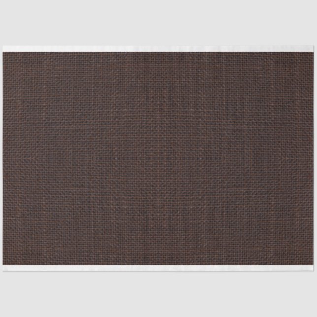 Papel Tecido de Decoupage de Textura Burlap Castan (Frente )