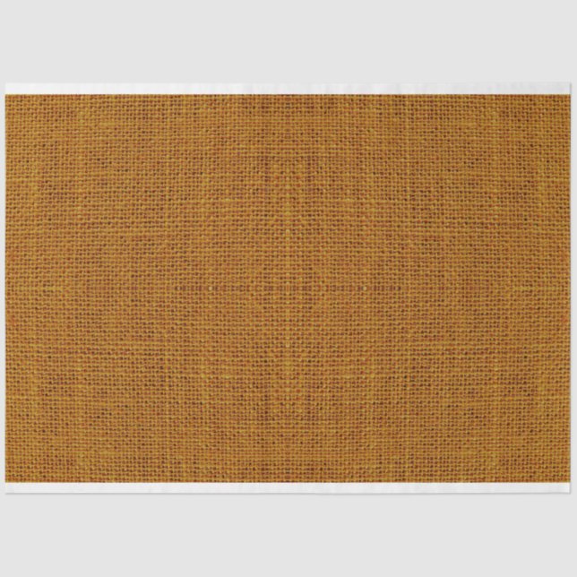  Papel Tecido de Decoupage de Textura Burlap em Oc (Frente )