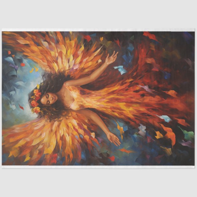 Papel Tecido de Decoupage do Eethal Angel (Frente )