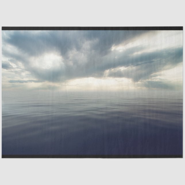 Papel Tecido de Decoupage do Sea Storm Sky (Frente )