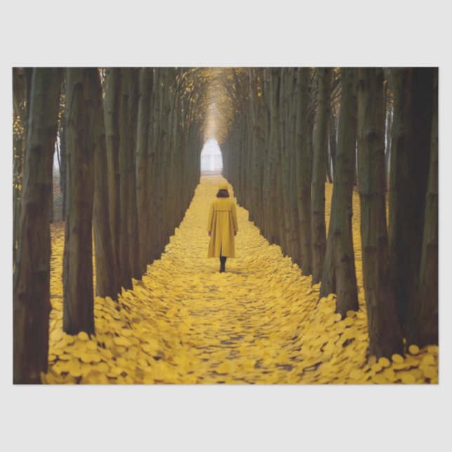 Papel Tecido de Decoupage - Sussurros do Selvagem  (Frente )