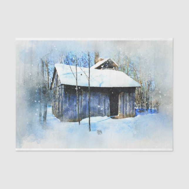 Papel Tecido de Descamação de Cabina Russo Antigo (Frente )