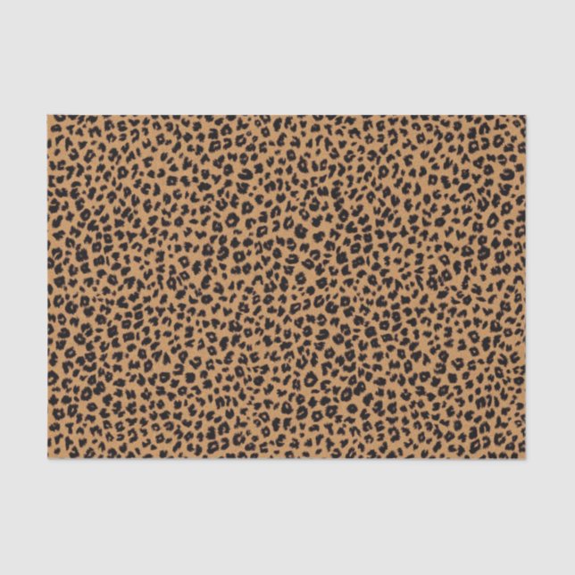 Papel Tecido de Impressão Leopardo (Frente )