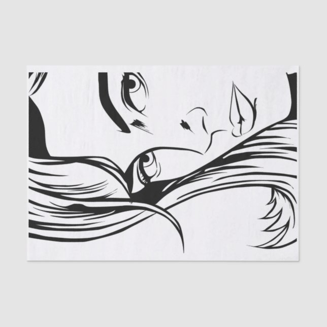 Papel Tecido de pop Art (Frente )