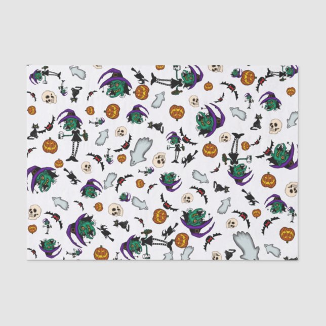 Papel Tecido Halloween (Frente )