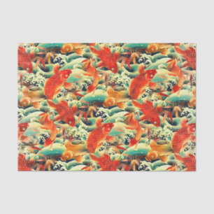 Papel Tecido Koi Carp