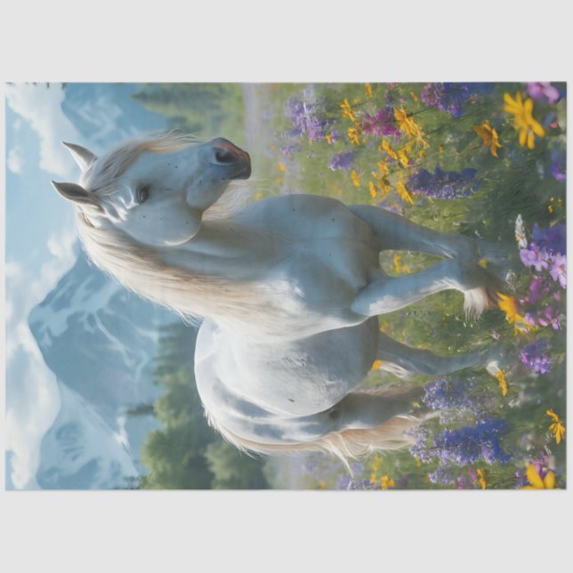 Papel Tecido Meadow Horse (Frente )