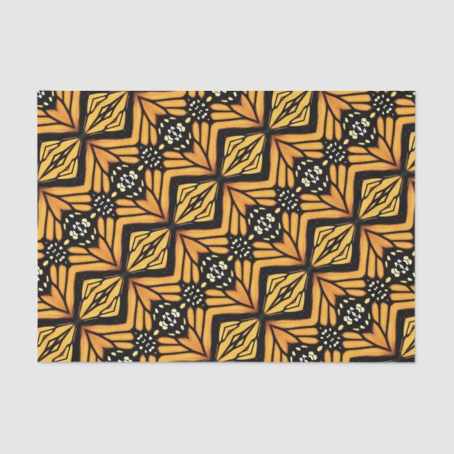 Papel Tecido Monarca Borboleta Wing (Frente )