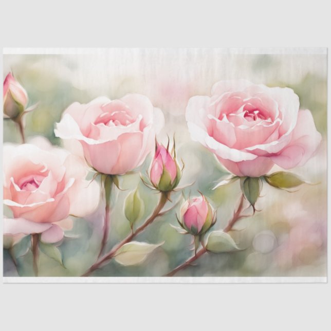 Papel Tecido Rosa Rosa Rosa Rosa Rosa Rosa Rosa Ro (Frente )