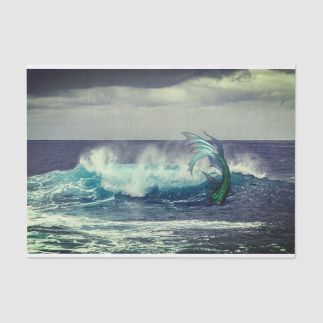 Papel Tecido Sereia (Frente )